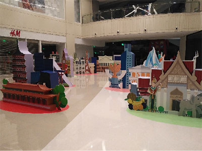 無(wú)錫海岸城暑期美陳展示系列